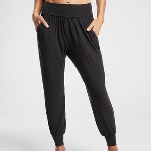 Athleta Gray Studio Jogger Pants